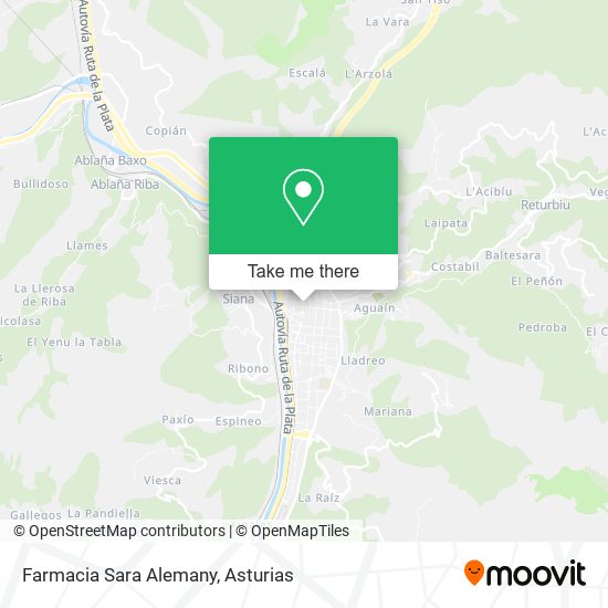 Farmacia Sara Alemany map
