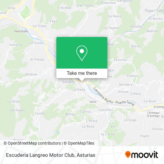 Escuderia Langreo Motor Club map