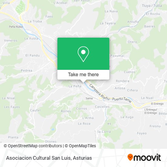 Asociacion Cultural San Luis map