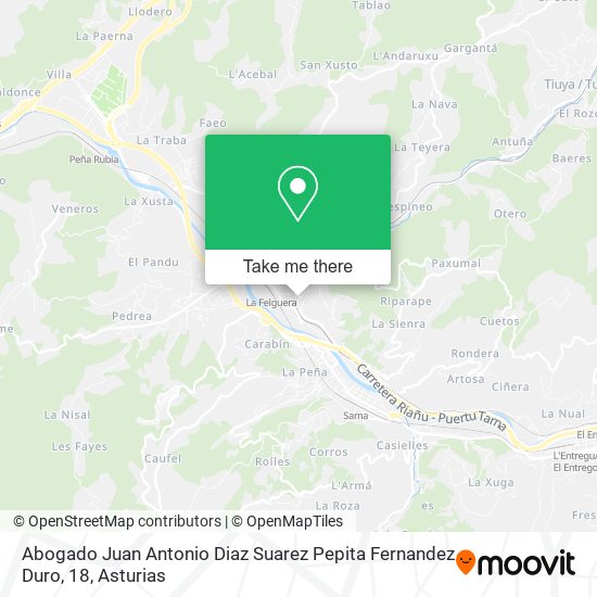 Abogado Juan Antonio Diaz Suarez Pepita Fernandez Duro, 18 map