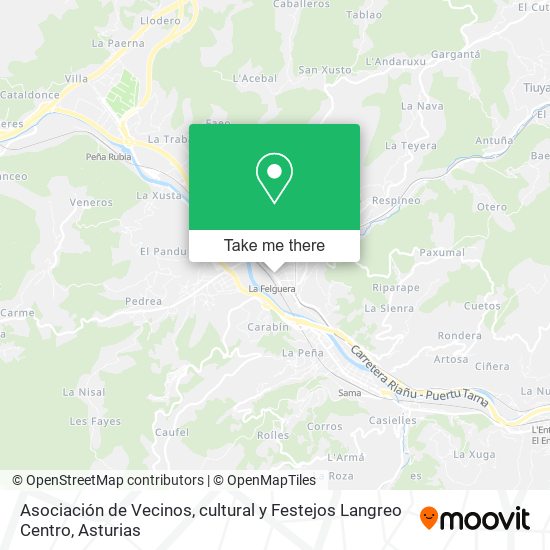 Asociación de Vecinos, cultural y Festejos Langreo Centro map