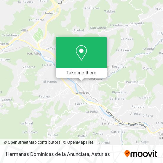 Hermanas Dominicas de la Anunciata map