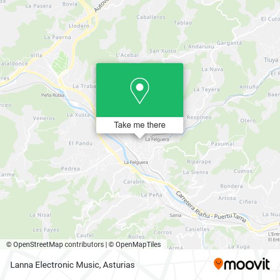 mapa Lanna Electronic Music