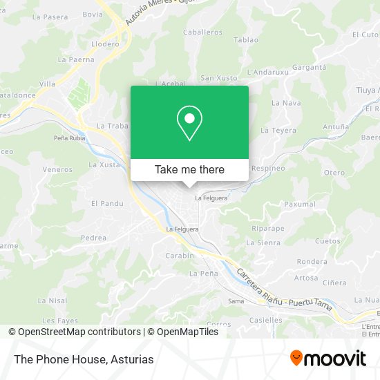 mapa The Phone House