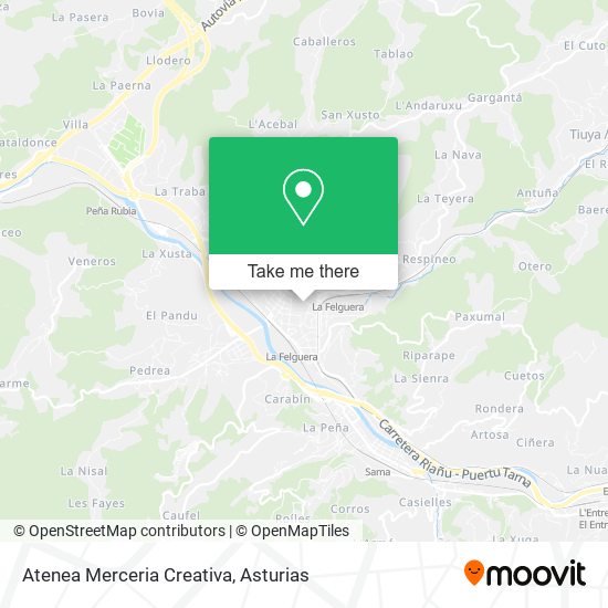 Atenea Merceria Creativa map