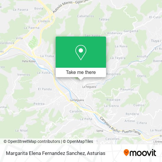 Margarita Elena Fernandez Sanchez map