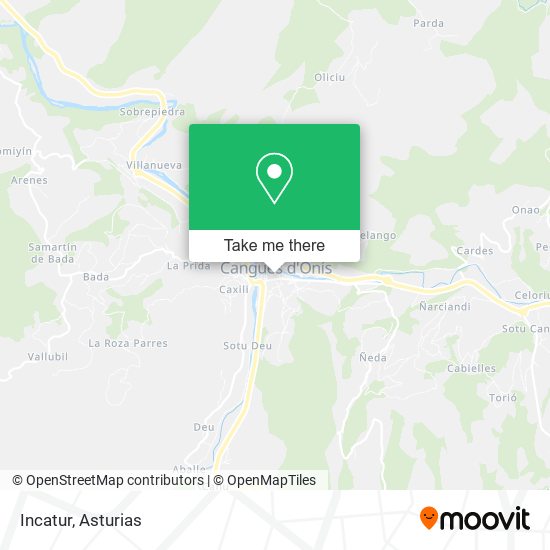 Incatur map