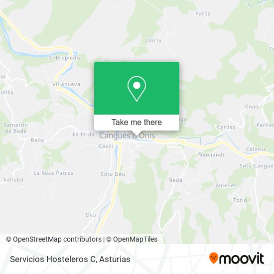 mapa Servicios Hosteleros C