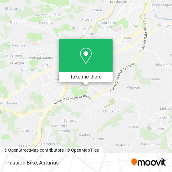 mapa Passion Bike