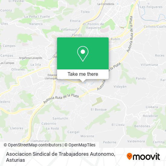 Asociacion Sindical de Trabajadores Autonomo map