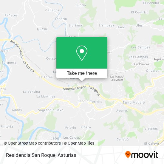 Residencia San Roque map