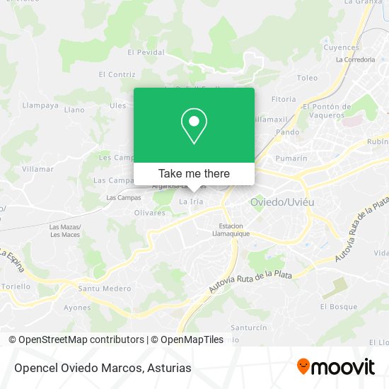 Opencel Oviedo Marcos map