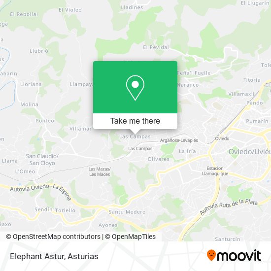 Elephant Astur map