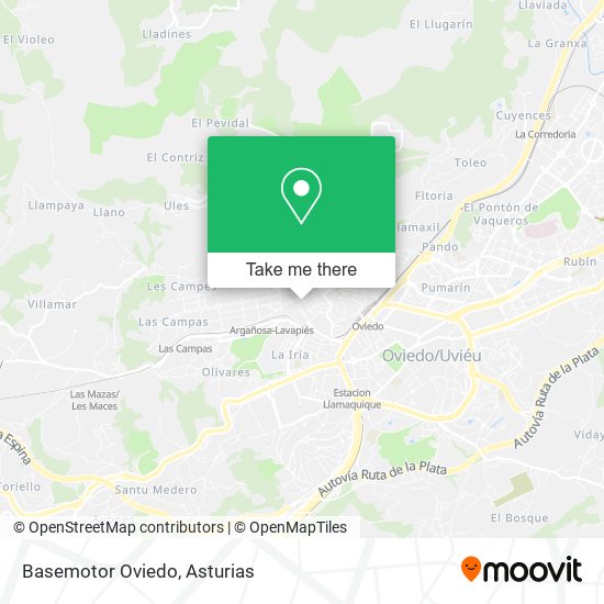 Basemotor Oviedo map