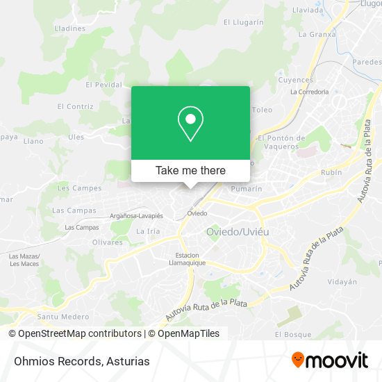 Ohmios Records map