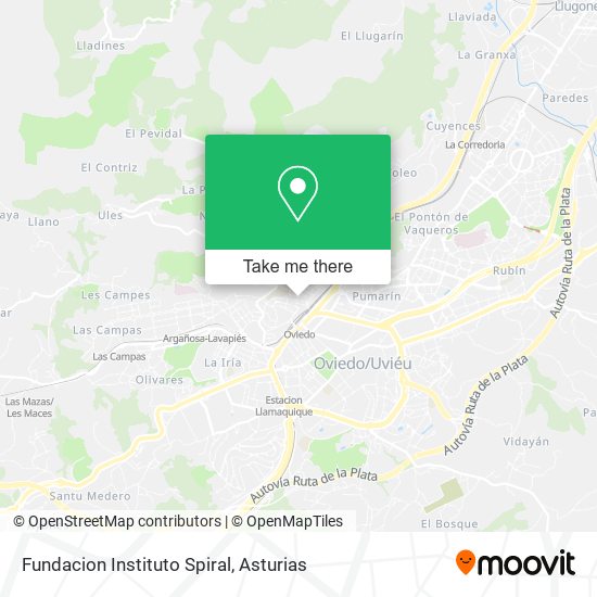 Fundacion Instituto Spiral map