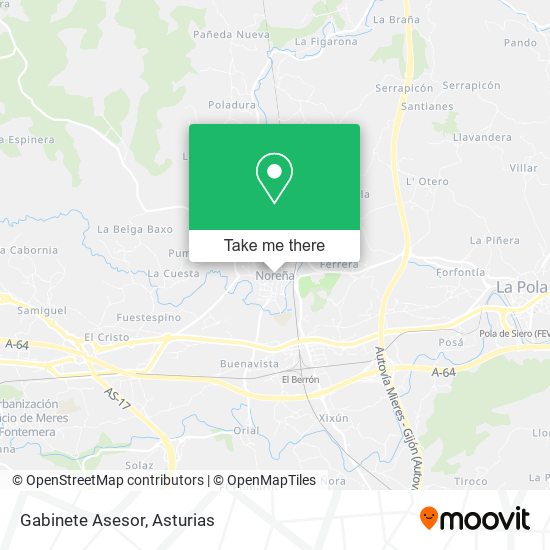 Gabinete Asesor map