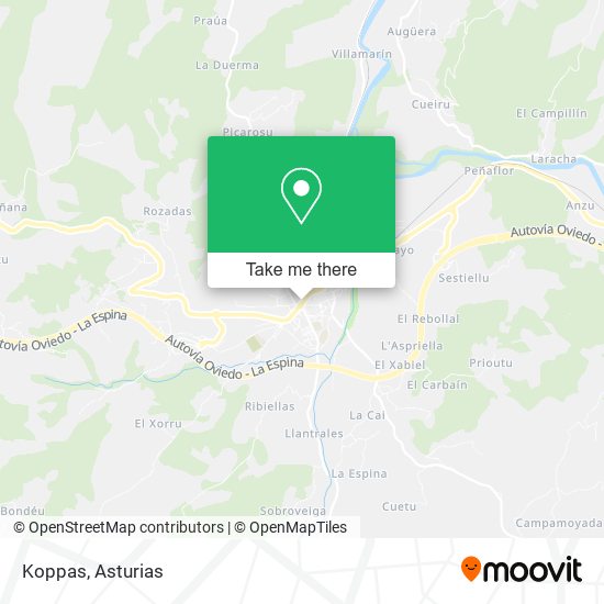 Koppas map