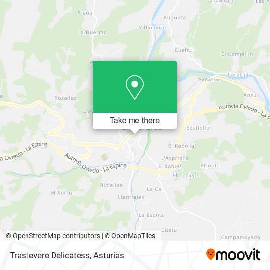 Trastevere Delicatess map