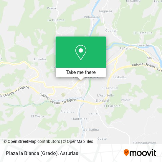 Plaza la Blanca (Grado) map