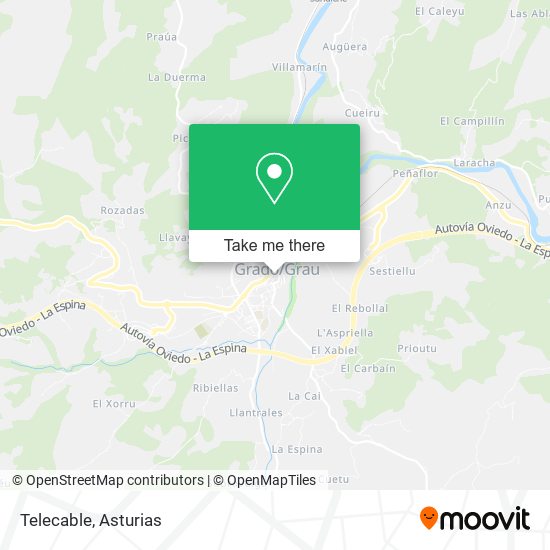 Telecable map