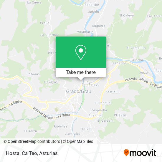 Hostal Ca Teo map