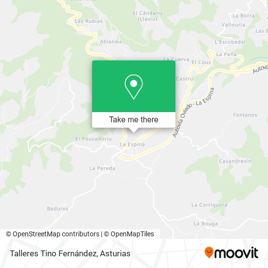 Talleres Tino Fernández map