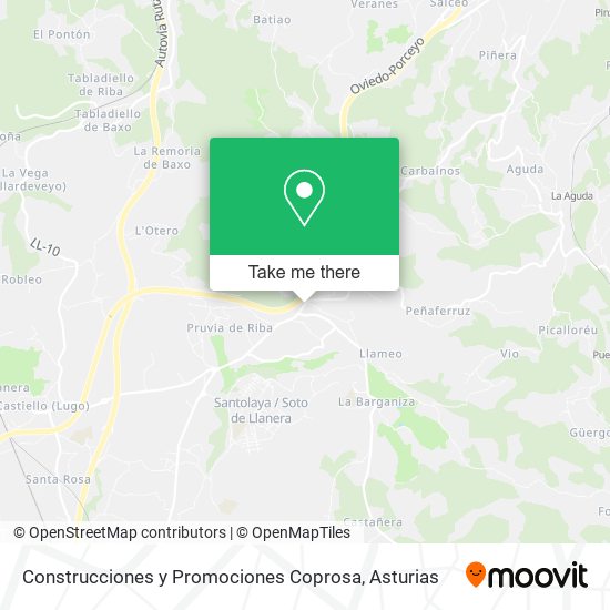 Construcciones y Promociones Coprosa map