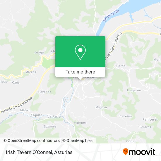 Irish Tavern O'Connel map