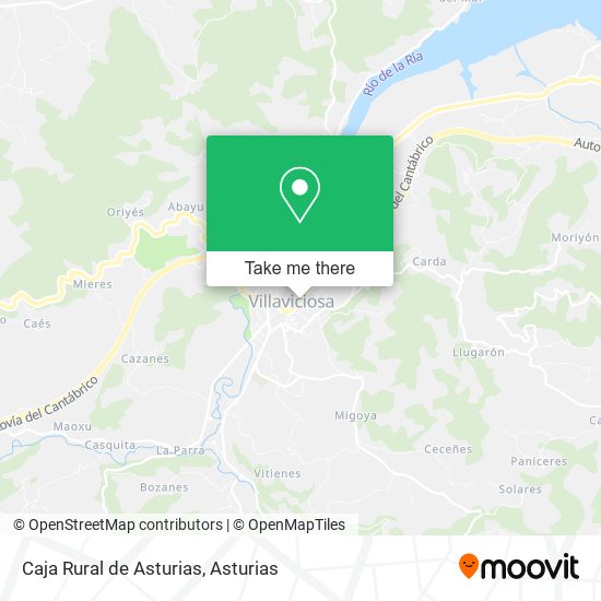 Caja Rural de Asturias map