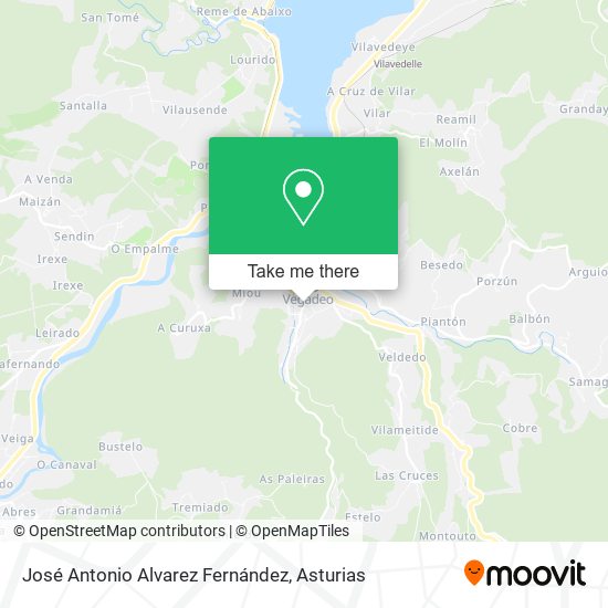 José Antonio Alvarez Fernández map