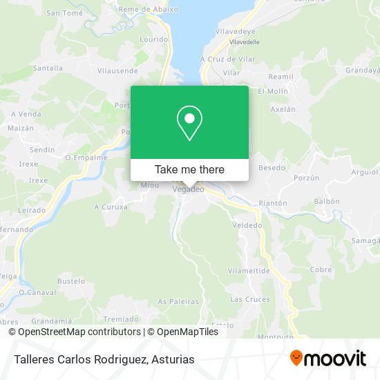 Talleres Carlos Rodriguez map