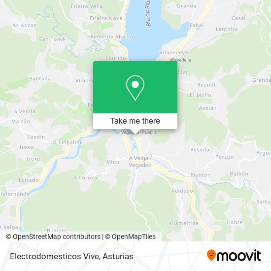 Electrodomesticos Vive map