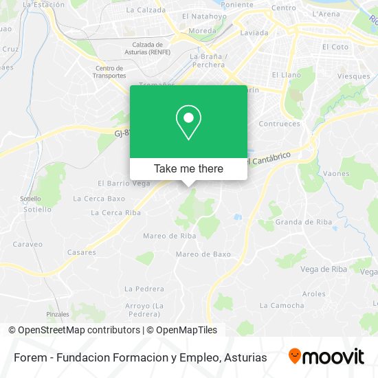 Forem - Fundacion Formacion y Empleo map