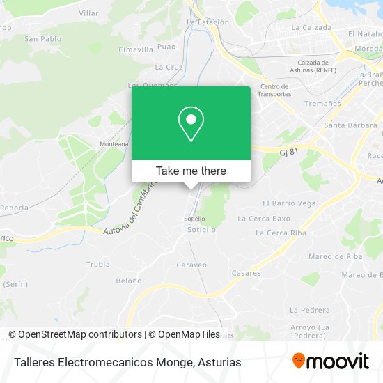 Talleres Electromecanicos Monge map