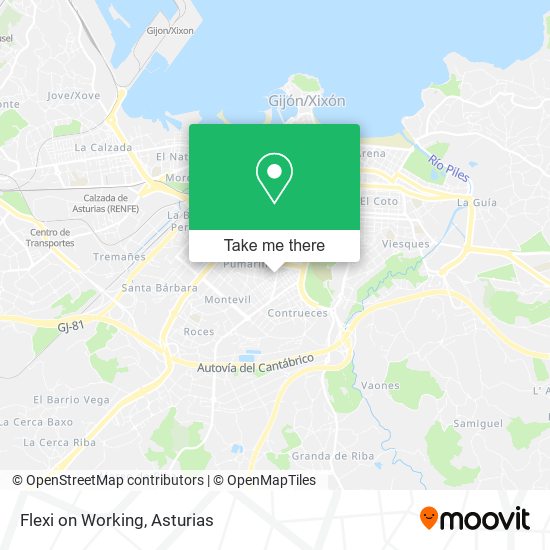 Flexi on Working map