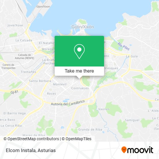 Elcom Instala map
