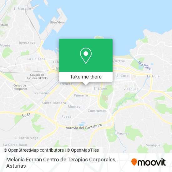 Melania Fernan Centro de Terapias Corporales map