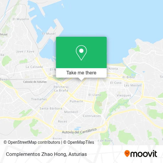 Complementos Zhao Hong map