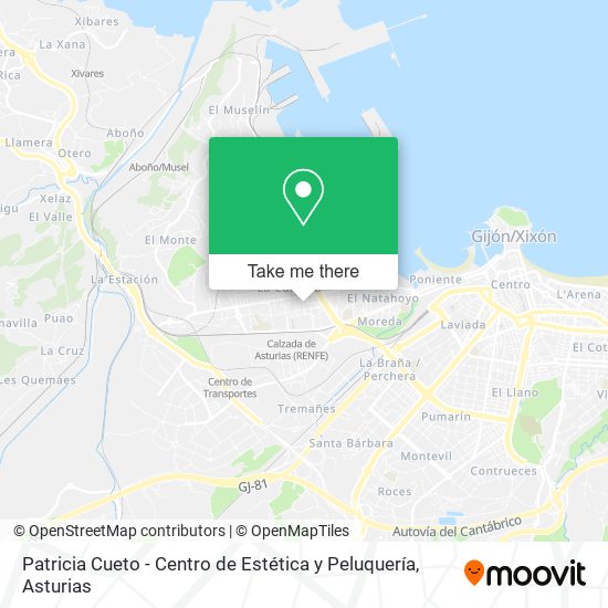 Patricia Cueto - Centro de Estética y Peluquería map