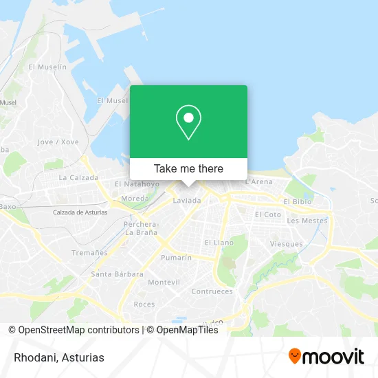 Rhodani map