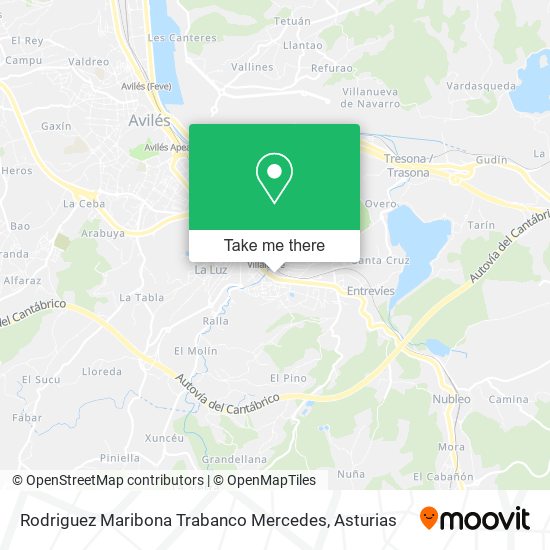 mapa Rodriguez Maribona Trabanco Mercedes