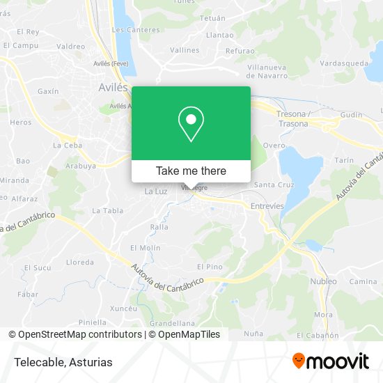 Telecable map