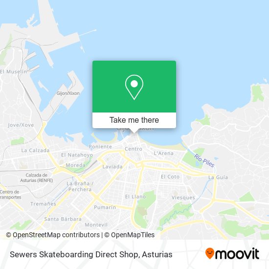 Sewers Skateboarding Direct Shop map