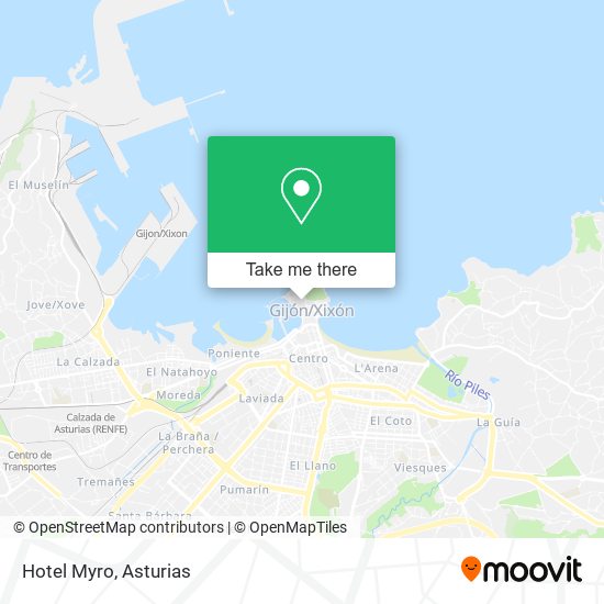 Hotel Myro map