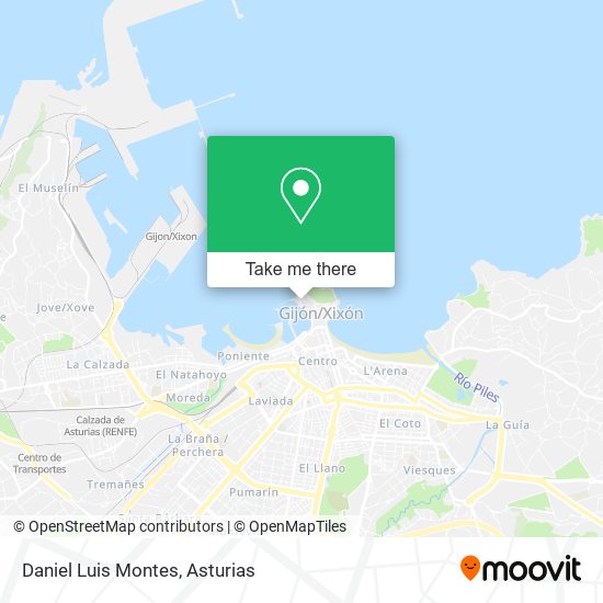 Daniel Luis Montes map