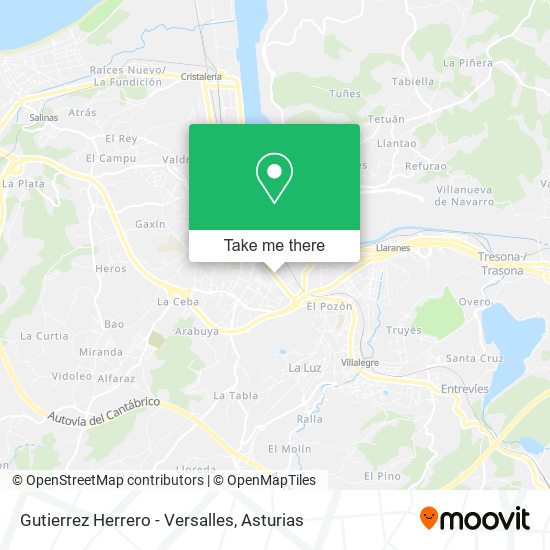 Gutierrez Herrero - Versalles map