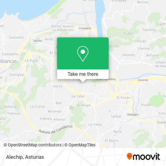 Alechip map