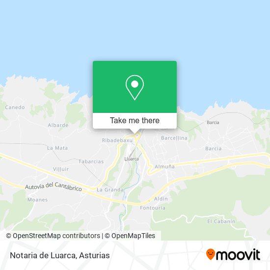 mapa Notaria de Luarca