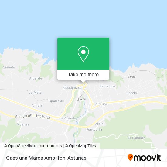 mapa Gaes una Marca Amplifon